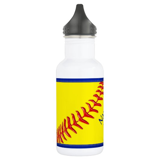 Gepersonaliseerde Softball-waterflessen Waterfles (Links)