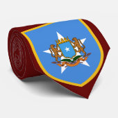 Gepersonaliseerde Somalische vlag coat arm Stropdas (Opgerold)