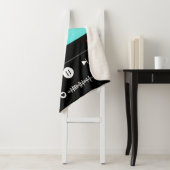 Gepersonaliseerde Song Code Scannable Music Couple Sherpa Deken (In situ)