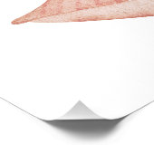 Gepersonaliseerde "Sophia" Sleepy Baby Elephant Perfect Poster (Hoek)