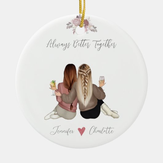 Gepersonaliseerde Soul Sister Keramisch Ornament (Voorkant)