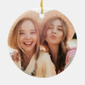 Gepersonaliseerde Soul Sister-kerstcadeaus Keramisch Ornament (Achterkant)