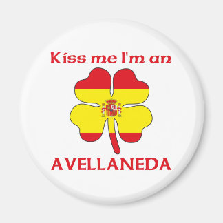 Gepersonaliseerde Spaanse Kus Me Ik ben Avellaneda Magneet