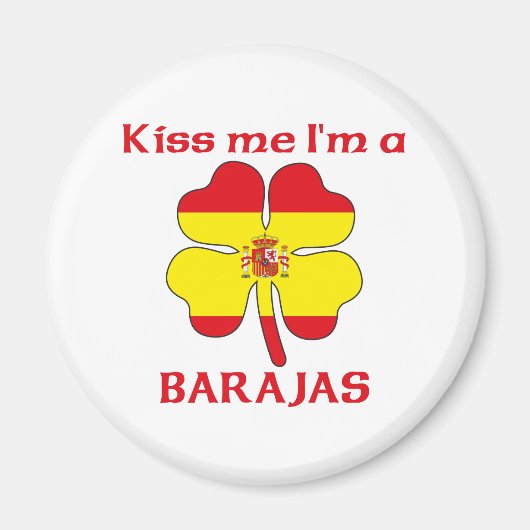 Gepersonaliseerde Spaanse Kus Me Ik ben Barajas Magneet (Voorkant)
