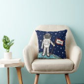Gepersonaliseerde Spaceman Astronaut Cosmonaut Cus Kussen (Stoel)