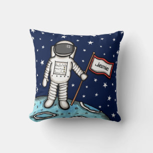 Gepersonaliseerde Spaceman Astronaut Cosmonaut Cus Kussen