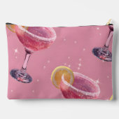 Gepersonaliseerde Sparkle Glam Roze Cocktail Etui (Achterkant)