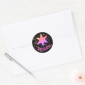 Gepersonaliseerde sparkly s sticker / seal classic (Envelop)