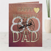 Gepersonaliseerde speciale 80ste verjaardag Kaart  (Voorkant)