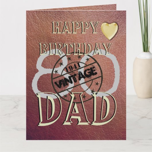 Gepersonaliseerde speciale 80ste verjaardag Kaart (Voorkant)