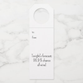 Gepersonaliseerde speciale gebeurtenis fles hanger