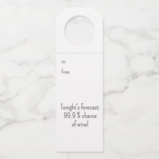 Gepersonaliseerde speciale gebeurtenis fles hanger (Voorkant)