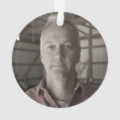 Gepersonaliseerde speciale geheugenfotoversiering ornament (achterkant)