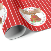 Gepersonaliseerde speciale levering voor kinderen  cadeaupapier (Rol Hoek)