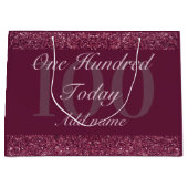 Gepersonaliseerde speciale verjaardagscadeau tas 1 groot cadeauzakje (Voorkant)