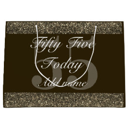 Gepersonaliseerde speciale verjaardagscadeau tas 5 groot cadeauzakje