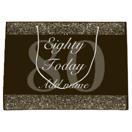 Gepersonaliseerde speciale verjaardagscadeau tas 8 groot cadeauzakje