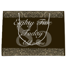 Gepersonaliseerde speciale verjaardagscadeau tas 8 groot cadeauzakje