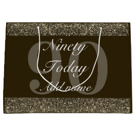 Gepersonaliseerde speciale verjaardagscadeau tas 9 groot cadeauzakje