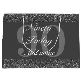 Gepersonaliseerde speciale verjaardagscadeau tas 9 groot cadeauzakje