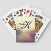 Gepersonaliseerde speelkaarten Sunrise Pathway Wal (Achterkant)