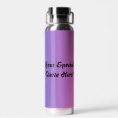 Gepersonaliseerde speelse kat met garen waterfles (Achterkant)