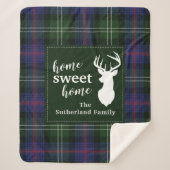 Gepersonaliseerde speldenliefhebbers Sutherland Ta Sherpa Deken (Voorkant)