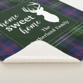 Gepersonaliseerde speldenliefhebbers Sutherland Ta Sherpa Deken (3/4)