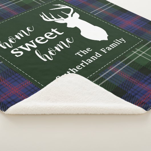 Gepersonaliseerde speldenliefhebbers Sutherland Ta Sherpa Deken (3/4)