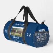 Gepersonaliseerde Speler Naam Team Foto Inspireren Plunjezak (Rechterhoek)