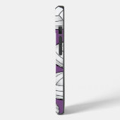 Gepersonaliseerde Speler Naam Volleybal Paarse Case-Mate iPhone Case (Achterkant / Links)