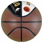 Gepersonaliseerde Speler Silhouette Gelukkige Verj Basketbal (Rechts)