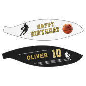 Gepersonaliseerde Speler Silhouette Gelukkige Verj Basketbal (Panelen)