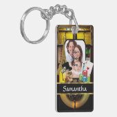 Gepersonaliseerde speler sleutelhanger (Voorkant Links)