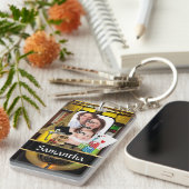 Gepersonaliseerde speler sleutelhanger (Voorkant Rechts)