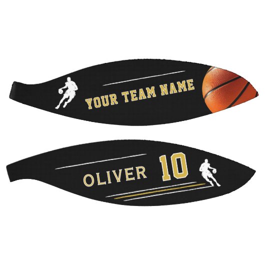 Gepersonaliseerde speler Team Naam Silhouette Basketbal (Panelen)