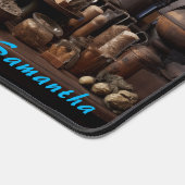 Gepersonaliseerde Spice Shop Counter Desk Mat (Hoek)