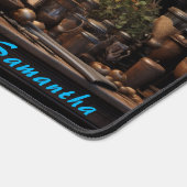 Gepersonaliseerde Spice Shop Counter Desk Mat (Hoek)