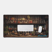 Gepersonaliseerde Spice Shop Counter Desk Mat (Keyboard & Muis)
