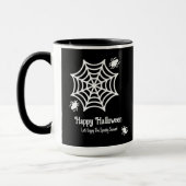 Gepersonaliseerde Spiderweb Halloween Mok (Links)