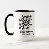 Gepersonaliseerde Spiderweb Halloween Mok (Links)