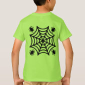 Gepersonaliseerde Spiderweb Halloween T-shirt (Achterkant)
