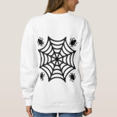 Gepersonaliseerde Spiderweb Halloween Trui (Achterkant)
