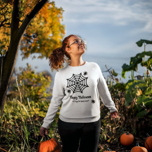 Gepersonaliseerde Spiderweb Halloween Trui