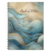 Gepersonaliseerde spiraal Notitieboek Abstracte oc (Voorkant)