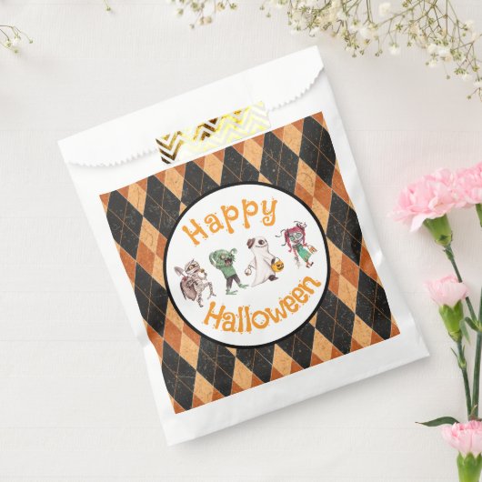 Gepersonaliseerde spookachtige Halloween Bash Bedankzakje (Gezegeld)