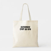 Gepersonaliseerde spookapotheek Halloween Tote Bag (Achterkant)