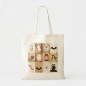 Gepersonaliseerde spookapotheek Halloween Tote Bag (Voorkant)