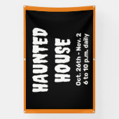 Gepersonaliseerde spookhuis banner (Verticaal)