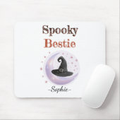Gepersonaliseerde Spooky Bestie Mousepad Muismat (Met muis)